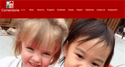 Desktop Screenshot of cornerstonelearningfoundation.com